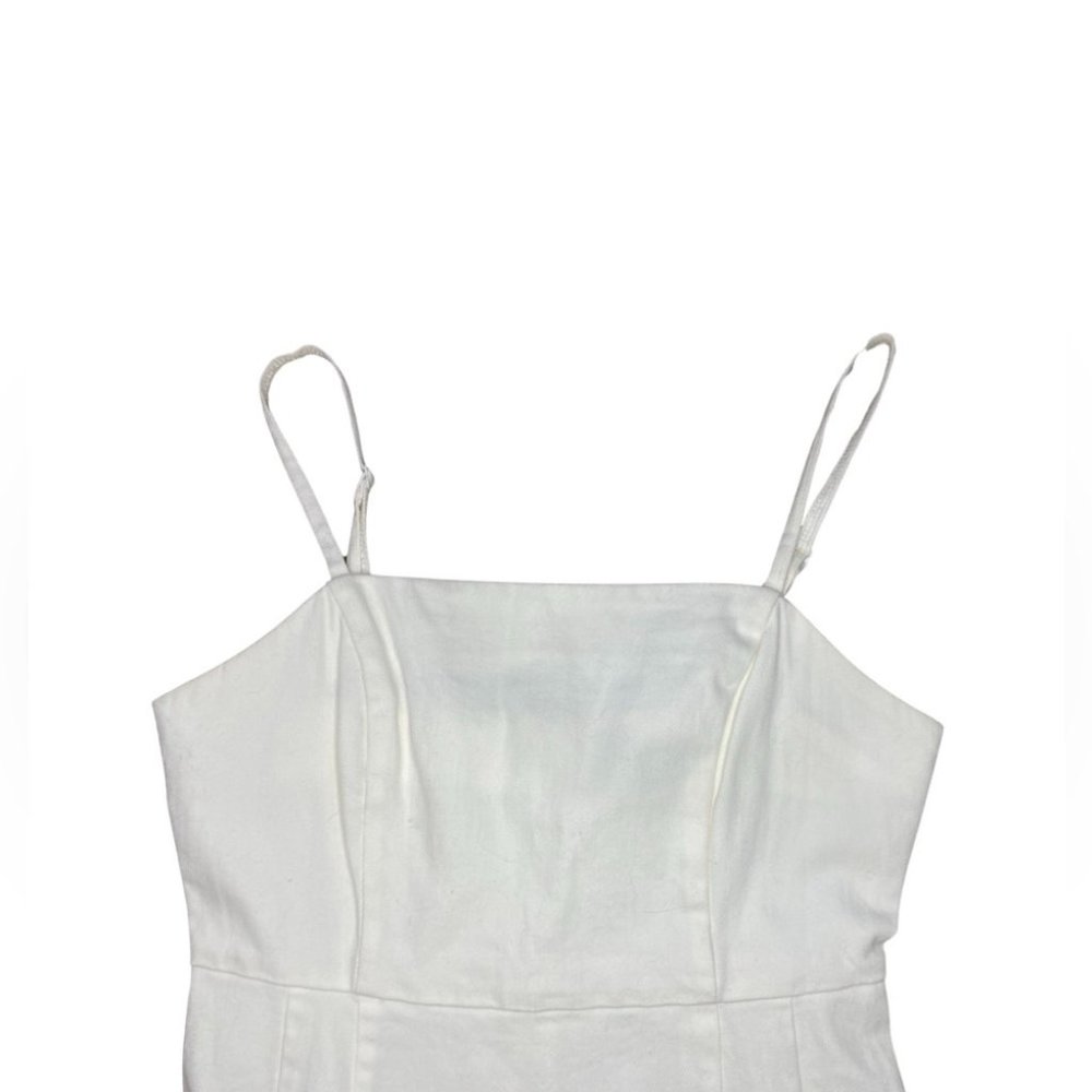 Urban Outfitters Denim Mini Dress | White | Size XS - Picture 7 of 10